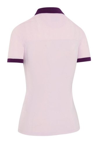 Callaway Colourblock Rib damskie polo, cherry blossom