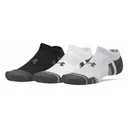 Under Armour Performance Tech No Show unisex skarpetki, 3pack, mod gray/white/jet gray