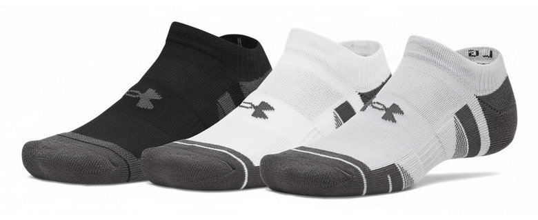 Under Armour Performance Tech No Show unisex skarpetki, 3pack, mod gray/white/jet gray