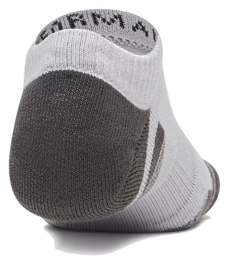 Under Armour Performance Tech No Show unisex skarpetki, 3pack, mod gray/white/jet gray