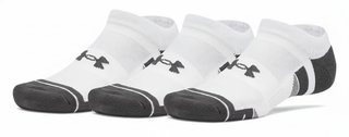 Under Armour Performance Tech No Show unisex skarpety, 3pack, białe