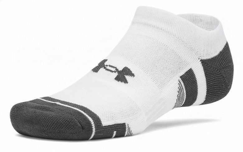 Under Armour Performance Tech No Show unisex skarpety, 3pack, białe