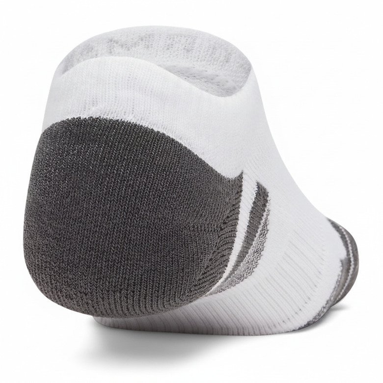 Under Armour Performance Tech No Show unisex skarpety, 3pack, białe