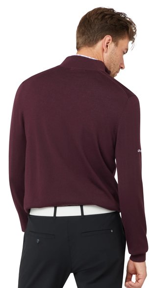 Callaway 1/4 Blended Merino męski sweter, italian plum