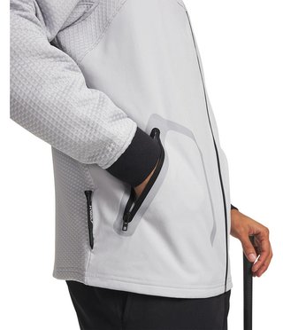 Under Armour Drive Pro Hybrid FZ męska bluza, halo szary/biały
