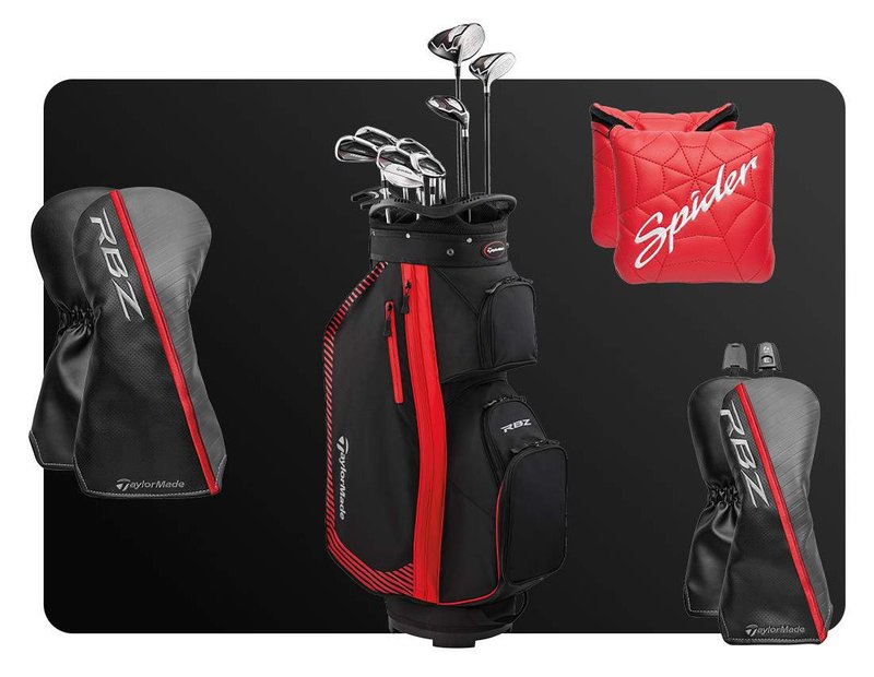 TaylorMade RBZ 2.0 11PC męski zestaw golfowy, stal, Stiff