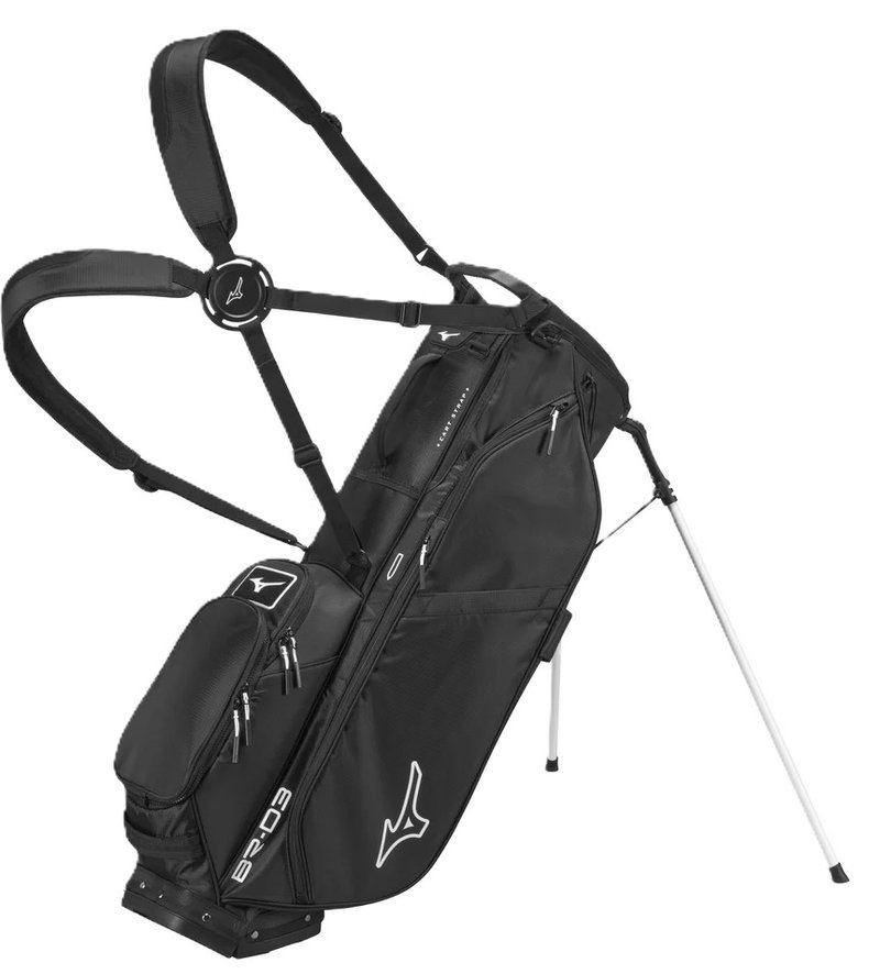Mizuno BR-D3 stand bag, czarny/biały