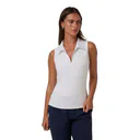 Travis Mathew Skyloft Light Sleeveless damskie polo, białe