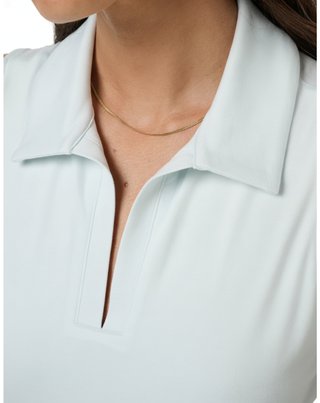 Travis Mathew Skyloft Light Sleeveless damskie polo, heather cloudwash