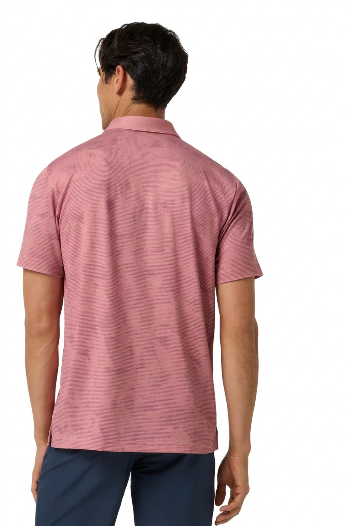 Travis Mathew Featherweight Backnine męskie polo, mauveglow