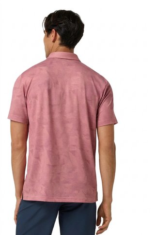 Travis Mathew Featherweight Backnine męskie polo, mauveglow