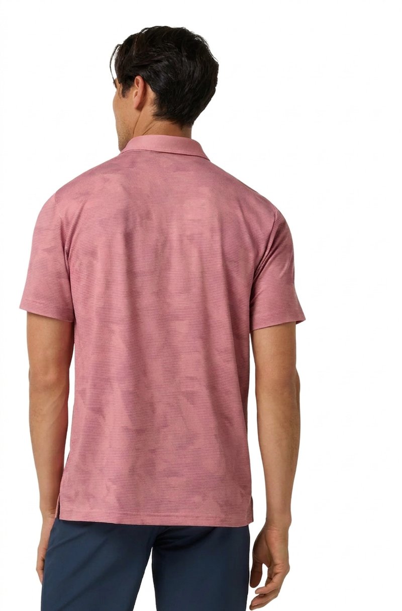 Travis Mathew Featherweight Backnine męskie polo, mauveglow
