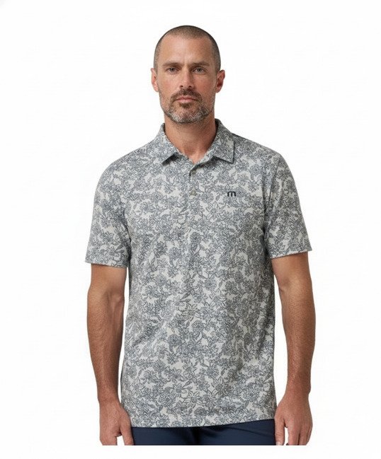 Travis Mathew Featherweight Sunbeam męskie polo, italian sand