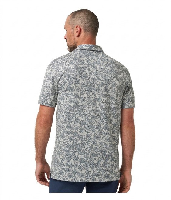 Travis Mathew Featherweight Sunbeam męskie polo, italian sand