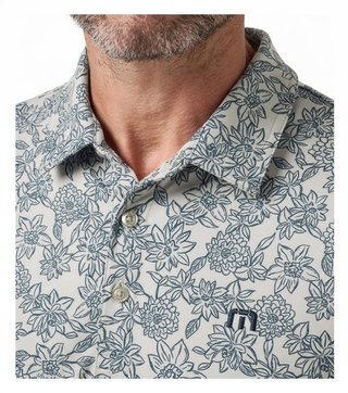 Travis Mathew Featherweight Sunbeam męskie polo, italian sand
