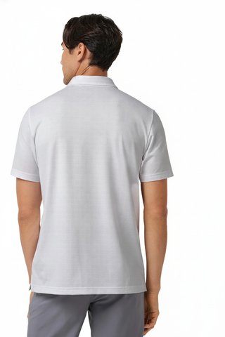 Travis Mathew Featherweight Trophy Ready męskie polo, białe