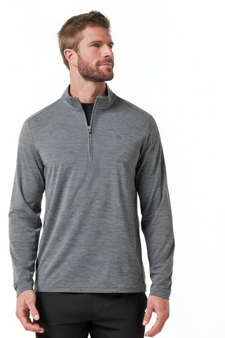 Travis Mathew Heater Pro 1/4Zip męska bluza, heather grey