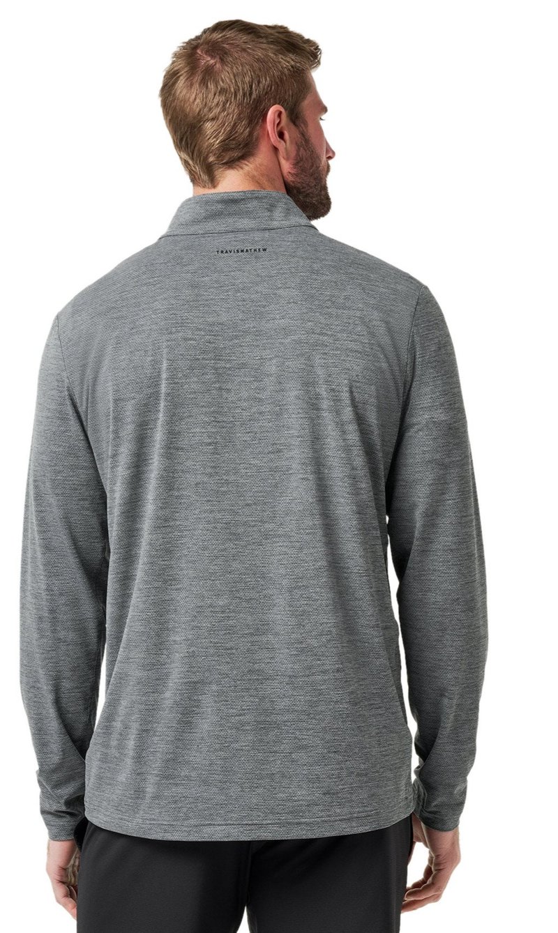 Travis Mathew Heater Pro 1/4Zip męska bluza, heather grey