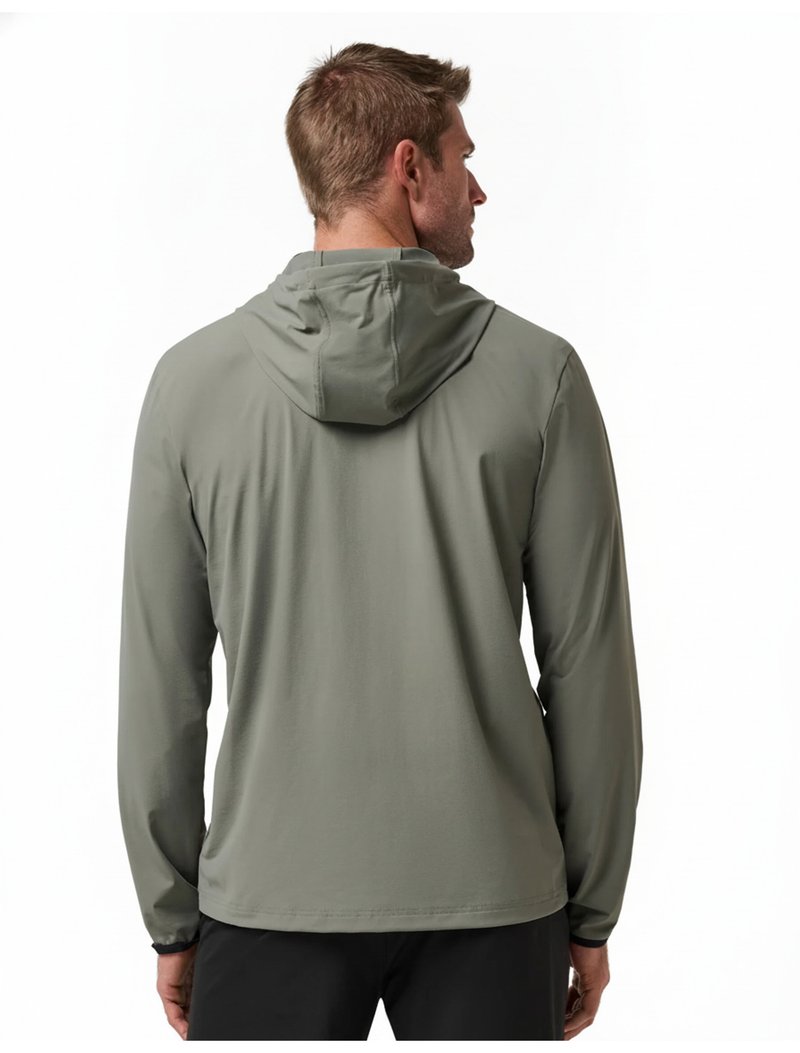 Travis Mathew Hero Hour Tech męska bluza z kapturem, dark olive