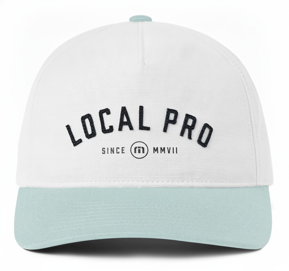 Travis Mathew Local Pro męska czapka, biała