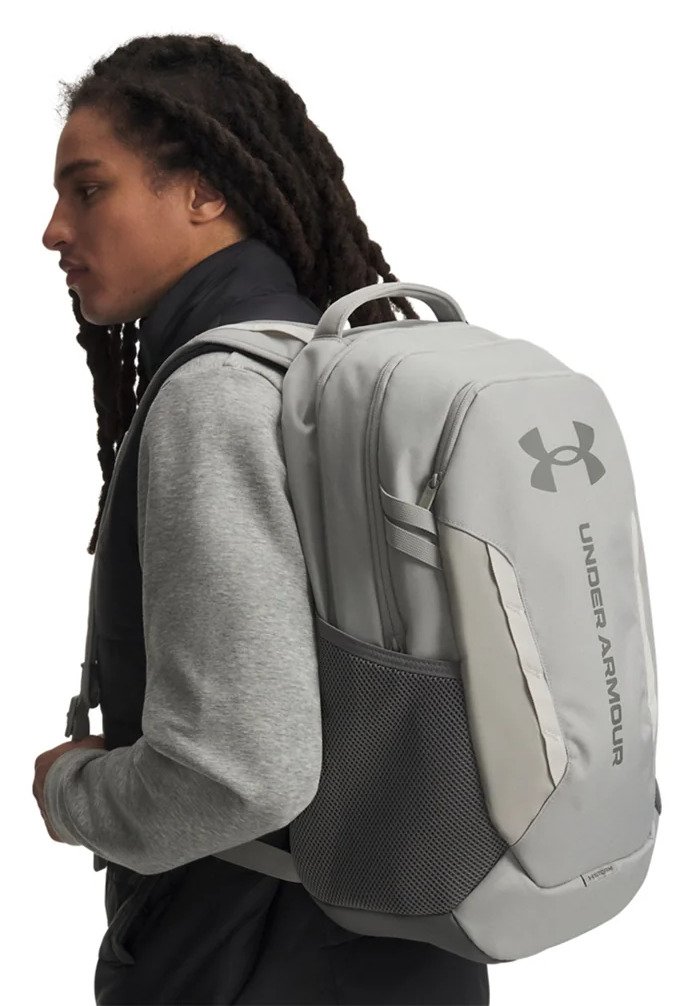 Under Armour Hustle 6.0 Backpack unisex plecak, titanium