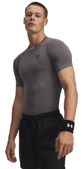 Under Armour HeatGear męska koszulka kompresyjna, carbon heather