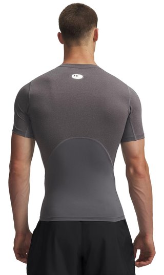 Under Armour HeatGear męska koszulka kompresyjna, carbon heather