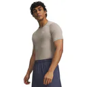 Under Armour HeatGear męska koszulka kompresyjna, timberwolf taupe/biały