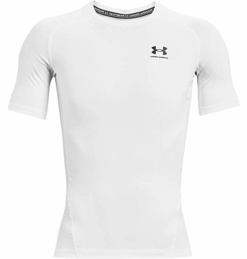 Under Armour HeatGear męska koszulka kompresyjna, biała