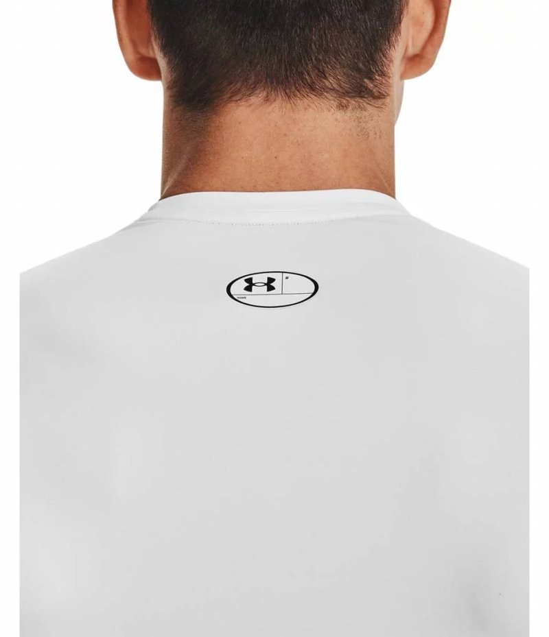 Under Armour HeatGear męska koszulka kompresyjna, biała