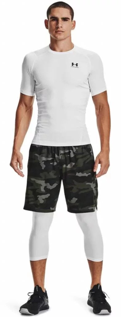 Under Armour HeatGear męska koszulka kompresyjna, biała