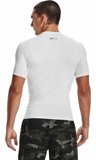 Under Armour HeatGear męska koszulka kompresyjna, biała