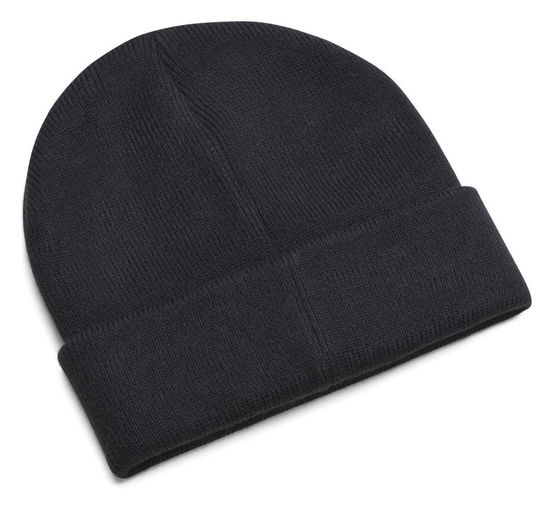 Under Armour Youth Halftime junior zimowa czapka beanie, czarno/biała