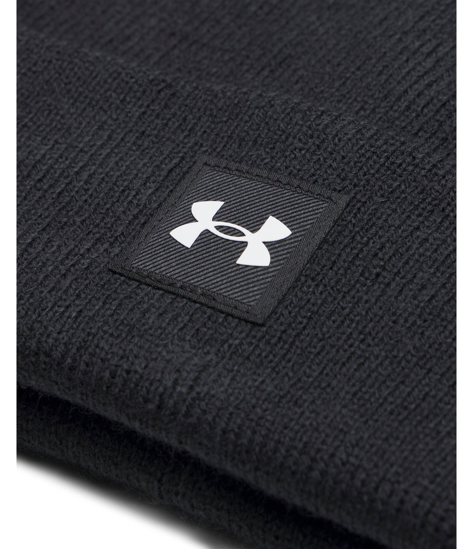 Under Armour Youth Halftime junior zimowa czapka beanie, czarno/biała
