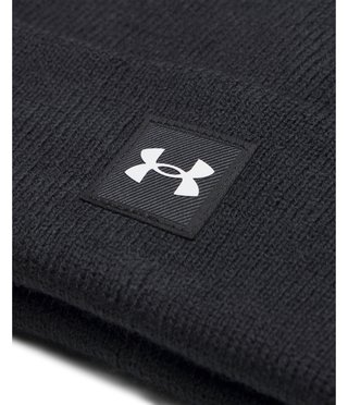 Under Armour Youth Halftime junior zimowa czapka beanie, czarno/biała