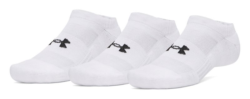 Under Armour Performance Cotton unisex skarpety (3pack), biały/ultimate black
