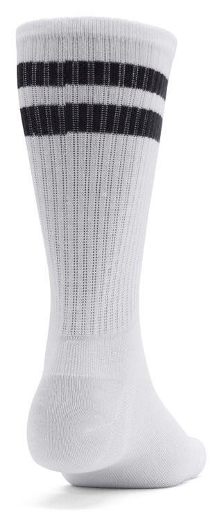 Under Armour Essential Crew unisex skarpety (6 pack), biało/czarne