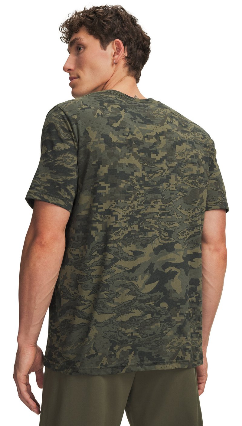 Under Armour ABC Camo SS męski t-shirt, marine OD green/czarny