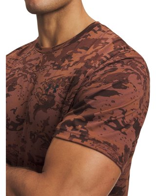 Under Armour ABC Camo SS męska koszulka, vintage mocha