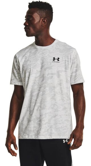Under Armour ABC Camo SS męska koszulka, biało/czarna