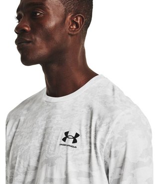 Under Armour ABC Camo SS męska koszulka, biało/czarna