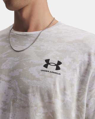 Under Armour ABC Camo SS męska koszulka, biało/czarna