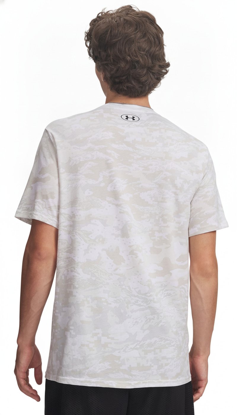 Under Armour ABC Camo SS męska koszulka, biało/czarna