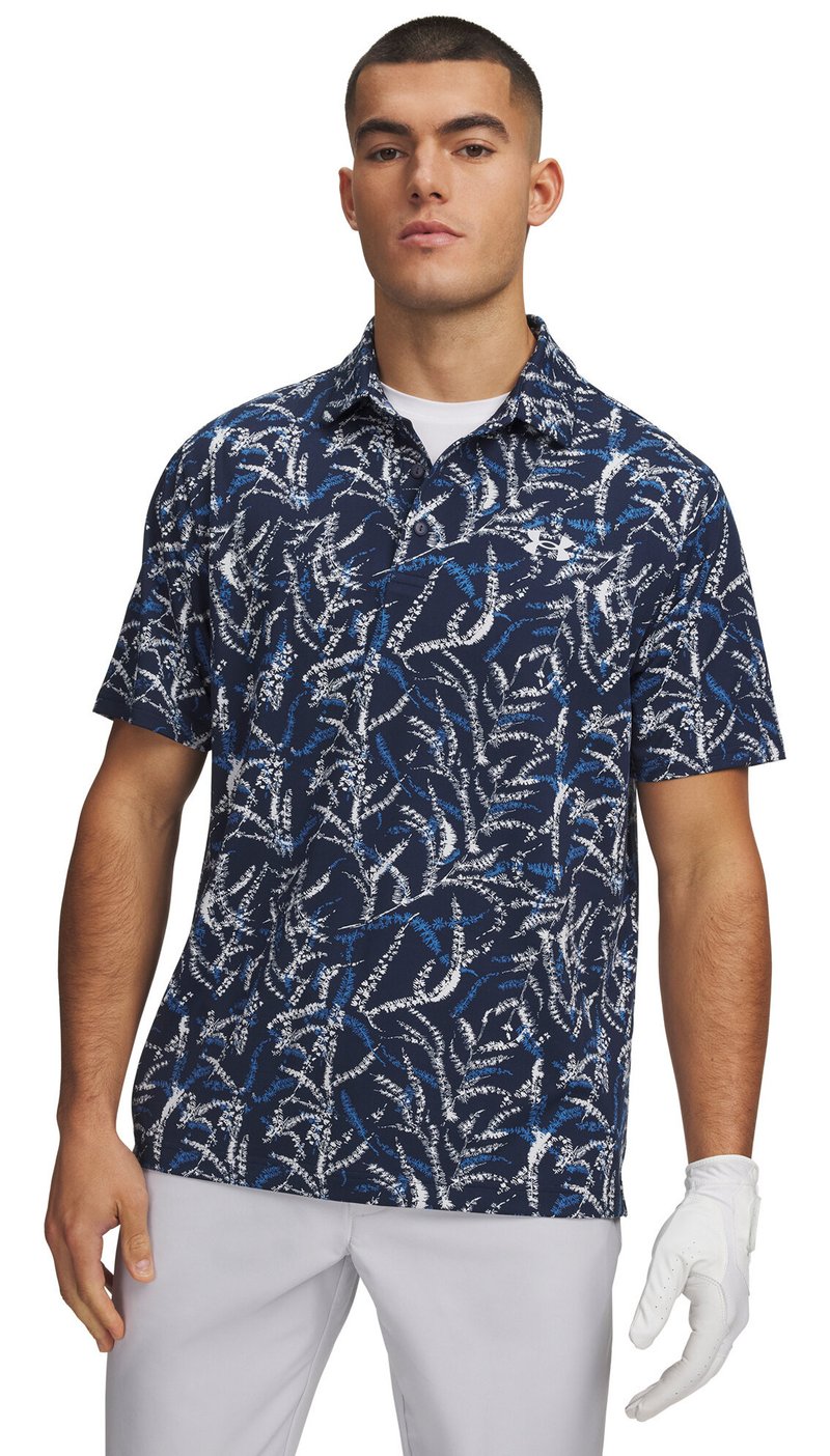 Under Armour Playoff 3.0 Printed męskie polo, midnight blue
