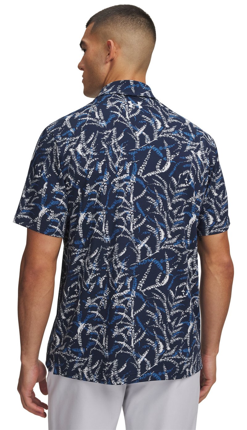 Under Armour Playoff 3.0 Printed męskie polo, midnight blue
