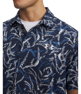 Under Armour Playoff 3.0 Printed męskie polo, midnight blue