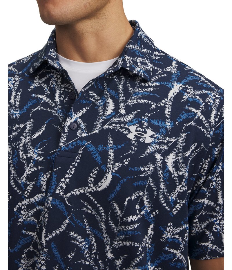 Under Armour Playoff 3.0 Printed męskie polo, midnight blue