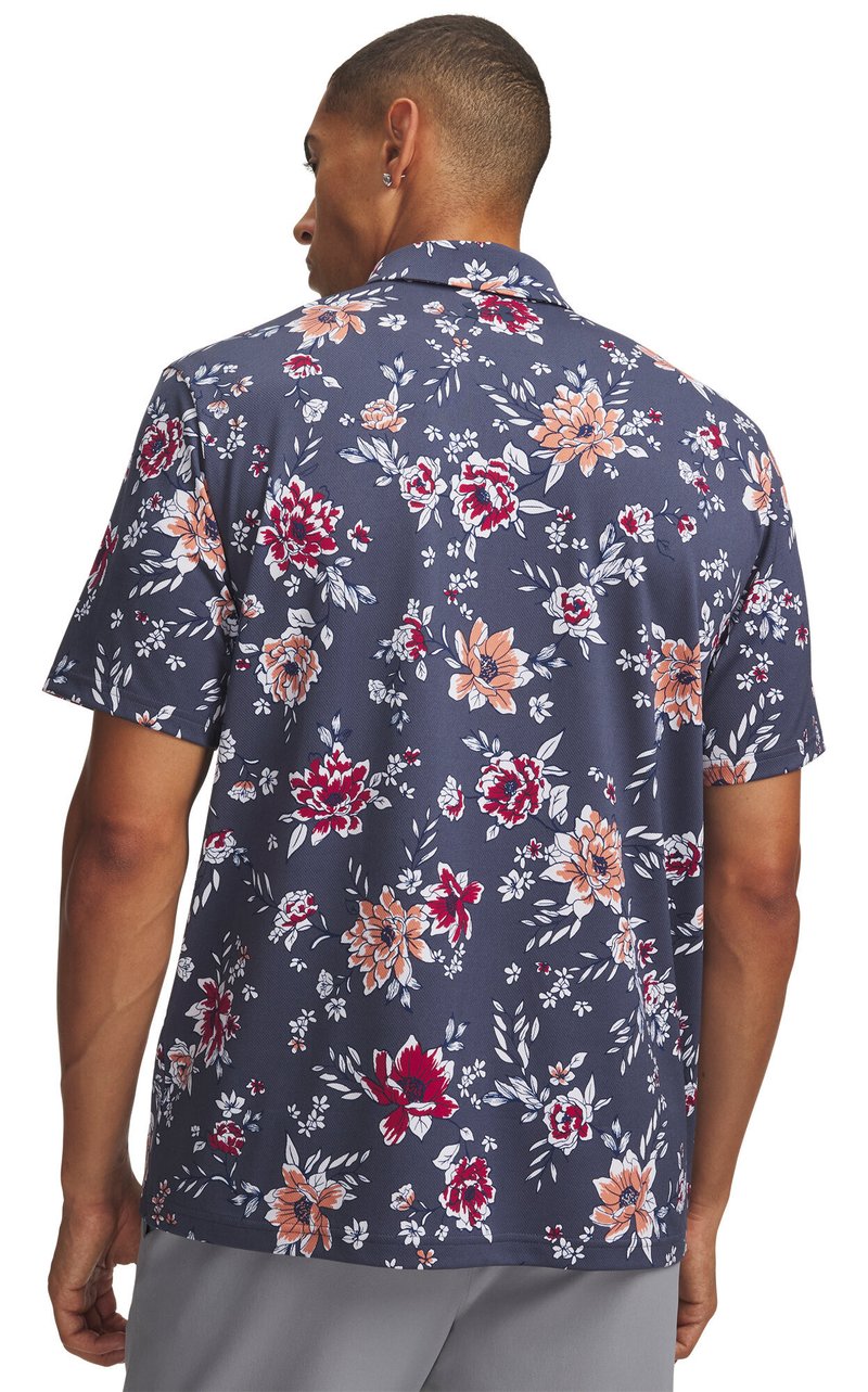Under Armour Matchplay Printed męskie polo, downpour gray