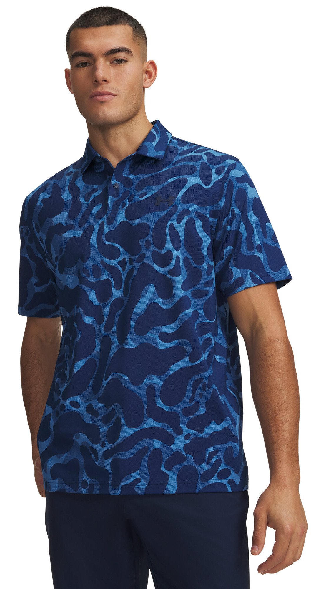 Under Armour Matchplay Printed męskie polo, aegean blue