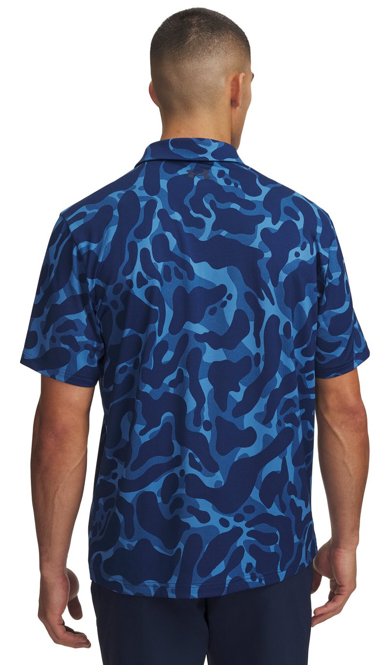 Under Armour Matchplay Printed męskie polo, aegean blue